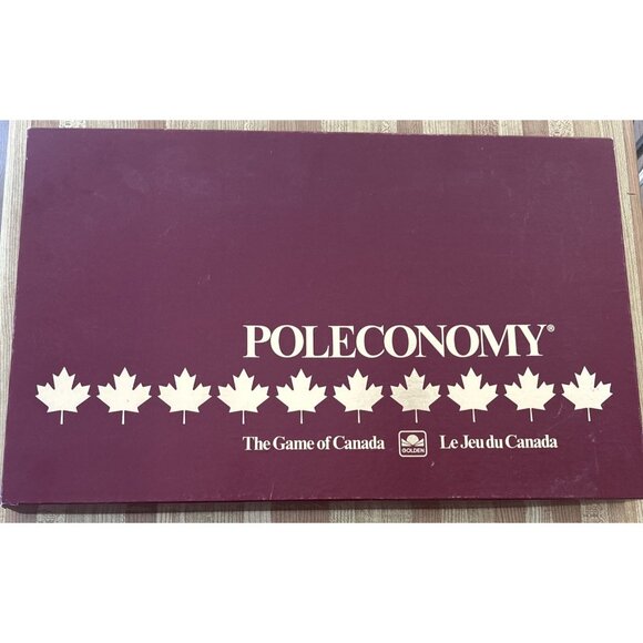 Vintage Poleconomy Board Game Rare Waddingtons Finance Game Of Canada Complete - Picture 1 of 9